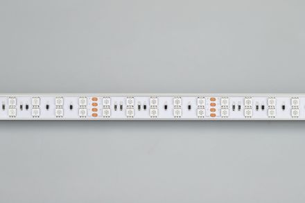 Светодиодная лента RT 2-5000 36V RGB 2X2 (5060, 600 LED, LUX) (Arlight, 26 Вт/м, IP20)