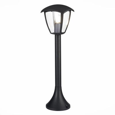 SL081.405.01 Светильник уличный наземный ST-Luce Черный/Черный, Прозрачный E27 1*40W