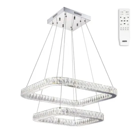 Eletto Granda EL336P70 LED Люстра хрустальная с пультом Хром