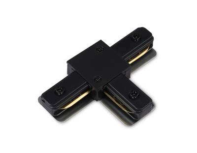 Коннектор Т-образный для однофазного шинопровода Standard 220V GL7168 BK черный 105*70*20