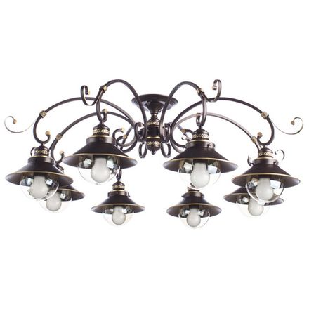 Потолочная люстра Arte Lamp GRAZIOSO A4577PL-8CK, 8хE27