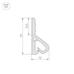 Профиль STRETCH-WALL-TEXTILE-2600 (Arlight, Пластик)