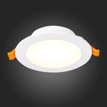 ST212.508.10 Св-к встр. Белый LED 1*10W 3000K/4000K/6000K 850Lm Ra80 110° IP20 D120xH30 220-240V