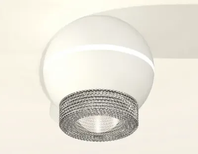 Комплект накладного светильника XS1101030 SWH/CL белый песок/прозрачный MR16 GU5.3 LED 3W 4200K (C1101, N7191)
