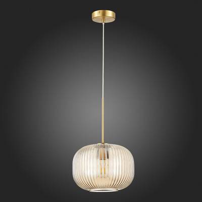 SL1154.313.01 Подвес ST-Luce Латунь/Коньячный E27 1*60W