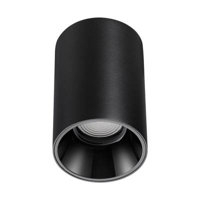 359418 OVER NT24 000 черный Светильник накладной влагозащищённый IP54 LED 10W 170-265V 3000К 830Лм RECTE