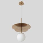 Светильник подвесной Crystal Lux UVA SP1.2 BRASS 3282/201.2