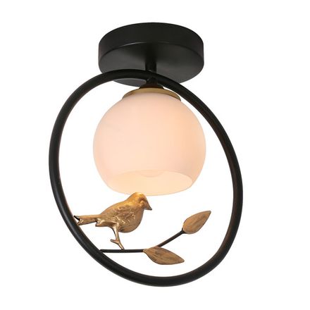 Потолочный светильник Escada 1113/1P E27*40W Black/Gold