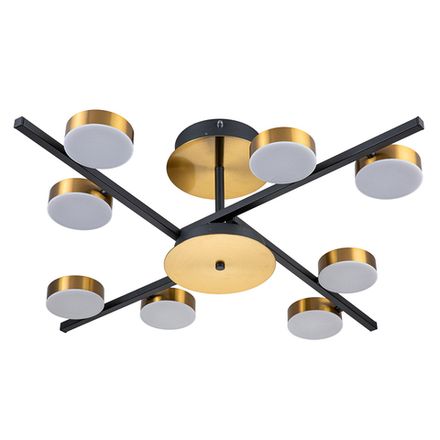 Светильник на штанге Escada 10266/8 LED*120W Black/Brass