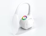 Светодиодная настольная лампа с RGB подсветкой DE532 WH белый LED 4200K+RGB 7.5W