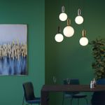 4671/1 PENDANT ODL20 471 черный/белый Подвес E27 1*40W (тип лампы СВЕЧА ) 220V OKIA