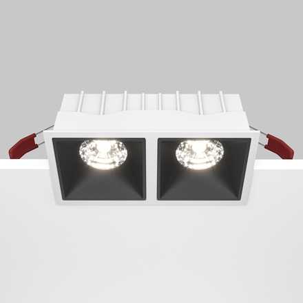 Встраиваемый светильник Alfa LED 4000K 2x15Вт 36° Dim Triac, DL043-02-15W4K-D-SQ-WB. TM Maytoni