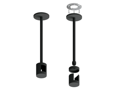 Крепеж накладной Techno Ring A9227 BK черный D20*200mm