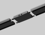 Коннектор прямой для накладного шинопровода Magnetic Ultra Slim GV1109 BK черный 46*26*26