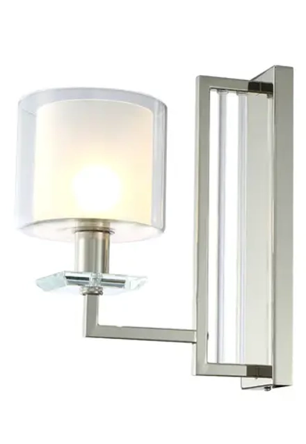 Бра Crystal Lux NICOLAS AP1 NICKEL/WHITE 3400/401