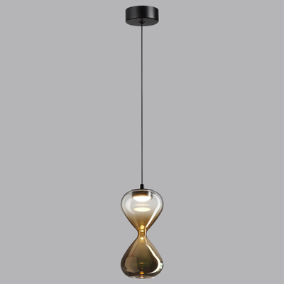 5094/4L PENDANT ODL25 357 черный/прозрачн./золотой градиент/металл/стекло Подвес LED 4W 4000K 388Лм GLESSI