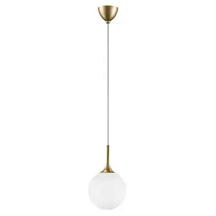 813022 Подвес GLOBO 1х40W E14 gold/white Lightstar