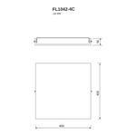 Потолочная люстра Relaxatio FL1042-4C, LED