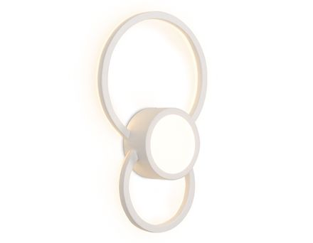 Настенный светодиодный светильник с акрилом FL413 WH белый LED 3000K 24W 340*210*50