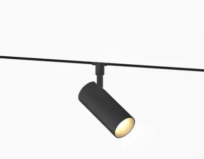 Светильник светодиодный трековый Magnetic 48V 10mm GL2305 BK черный IP20 12W 3CCT 3000-6000K 48V 24° D45*100