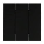 VLS000508 Клавиши для выключателя/переключателя трехклавишного, S70 (черный матовый). (ТМ Maytoni)