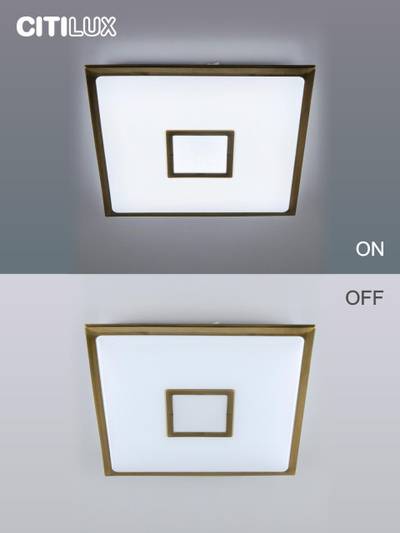 Citilux Старлайт Смарт CL703AK53G RGB Умная люстра Бронза
