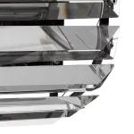 722660 Бра LIMPIO 6х20W G9 ЧЕРНЫЙ ХРОМ/ПРОЗРАЧНЫЙ Lightstar
