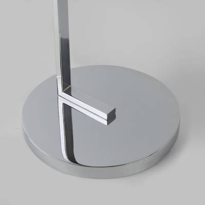 Напольный светильник с плафоном 01214/1 хром, E14х1