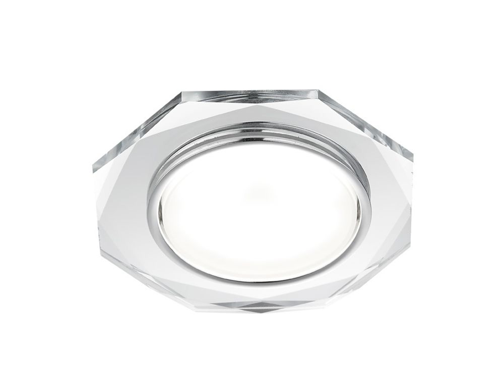 Встраиваемый точечный светильник G8020 CH хром/прозрачный GX53