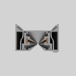 ST001.519.00 Шинопровод однофазный накладной  ST-Luce Белый Длина 1 000мм