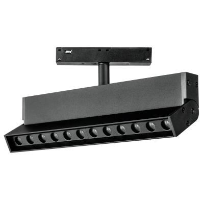 259037 Светильник 48V поворотный д/трека UNO LED 12W 800LM 24G ЧЕРНЫЙ МАТОВЫЙ 3000K