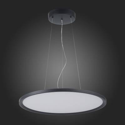 ST602.443.56 Светильник подвесной Черный LED 1*56W 4000K 5 040Lm Ra&gt;80 120 IP20 D600xH36 90-265V