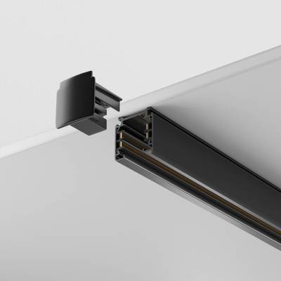 Шинопровод 1м Trinity накладной/подвесной черный, TRX005-311B. TM Maytoni