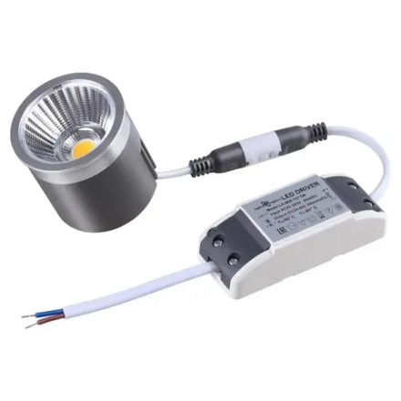 358430 DIOD NT20 547 серебро Модуль в комплекте с драйвером IP20 LED 4000К 10W 220-240V