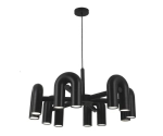 08465-6,19 Люстра Канти черный d80 h150 Led 72W (3000-6000K)
