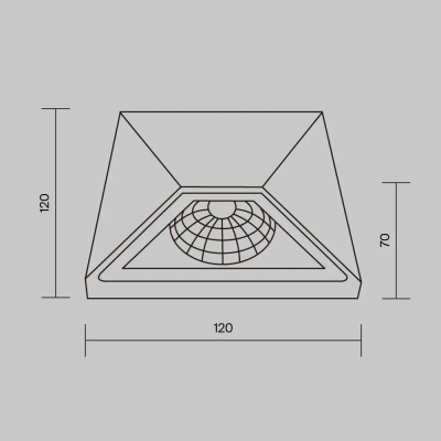 Архитектурная подсветка Бикман / Beekman 3000К 6Вт IP54, O577WL-L5B. TM Maytoni