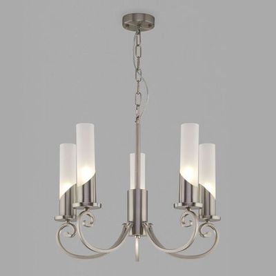 Умная подвесная люстра 60117/5 никель