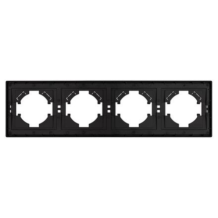 Рамка пластиковая FRM-TENDO-SFPL-4-BK (Arlight, -)