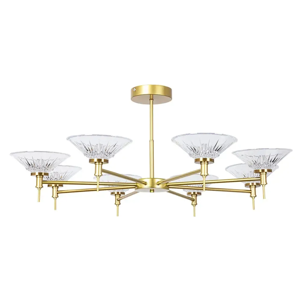 Люстра на штанге Arte Lamp ALESSIA A2076PL-8GO, 1хLED Люстра на штанге Arte Lamp ALESSIA A2076PL-8GO, 1хLED