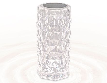 Настольная светодиодная лампа с сенсорным выключателем DE8018 CL прозрачный LED 3000K/4200K/6400K 3W