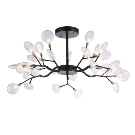 Подвесная люстра Skein 2480-10P, 30*G4LED*3W, 4914LM, 3000K. ТМ F-Promo