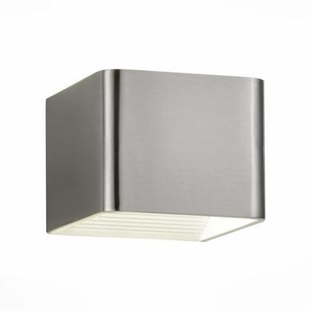 SL592.071.01 Светильник настенный ST-Luce Матовый Никель,Белый/Матовый Никель,Белый LED 1*6W 4000K
