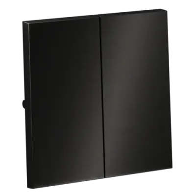 VLSM000312 Клавиши для выключателя/переключателя двухклавишного, S70 Metal (антрацит). (ТМ Maytoni)