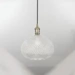 798031 Люстра GENNI 1х40W E27 ЛАТУНЬ/ПРОЗРАЧНЫЙ Lightstar