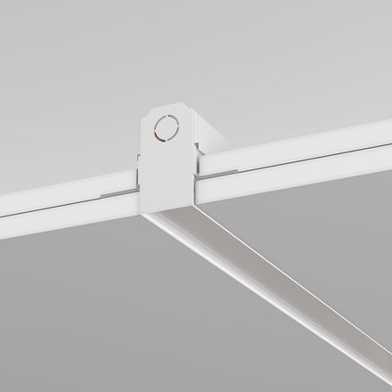 Шинопровод 2 м Exility встраиваемый под ГКЛ 12,5мм, белый, TRX034-422.12W. TM Maytoni
