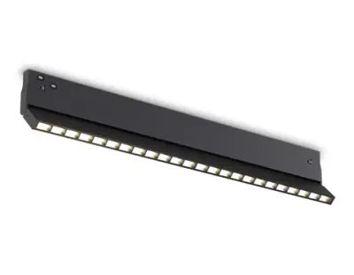 Светильник светодиодный трековый Magnetic 48V 10mm GL2365 BK черный IP20 20W 3CCT 3000-6400K 400*10*73