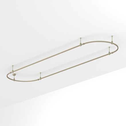 Основание ART-APRIORI-OVAL-ROD-200-4000x1000 (OG) (Arlight, IP20 Металл, 3 года)