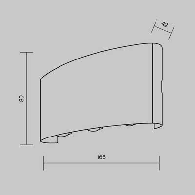 Архитектурная подсветка Strato 3000К 6Вт IP 54, O417WL-L6B3K. TM Maytoni