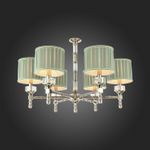 SL1121.103.06 Люстра подвесная ST-Luce Никель/Оливковый E14 6*40W