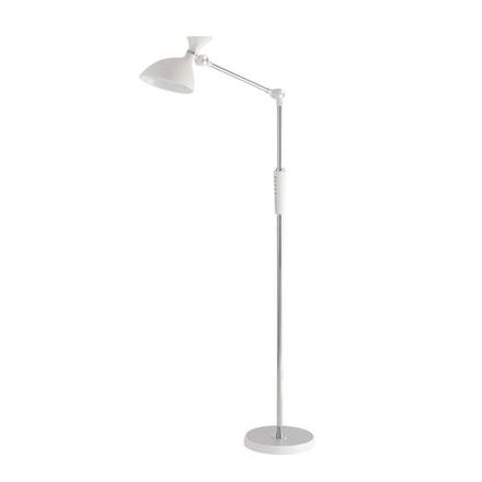 8330/15FL LEDIO белый, металл/пластик Торшер LED 15W 3000/4000/6000K 220-240V ССТ/диммер HORSA